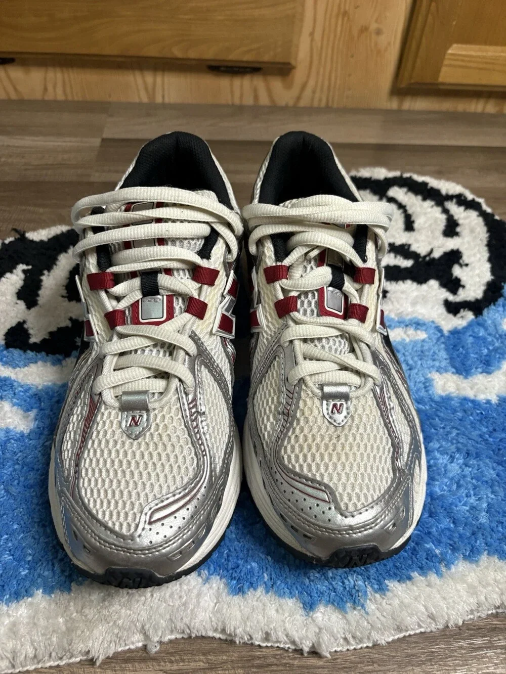 New Balance 1906R Silver Classic Crimson Size 9.5 Mens